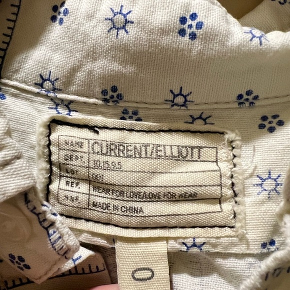 Current/Elliott The Prep School Oversized Button Up Shirt in Badass Bandana - Picture 7 of 11